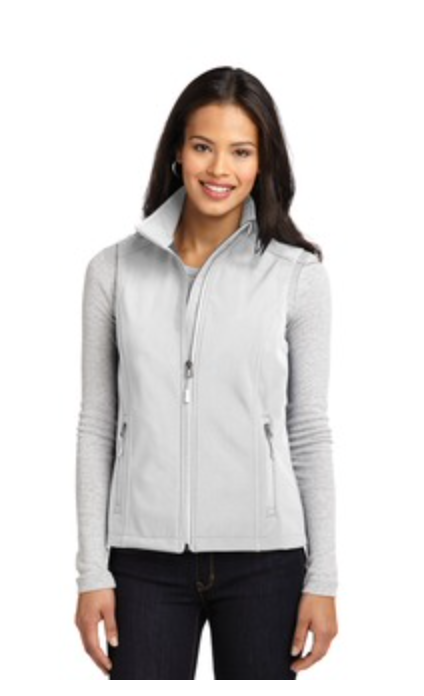 Port Authority Core Soft Shell Vest in Marshmallow Main Image